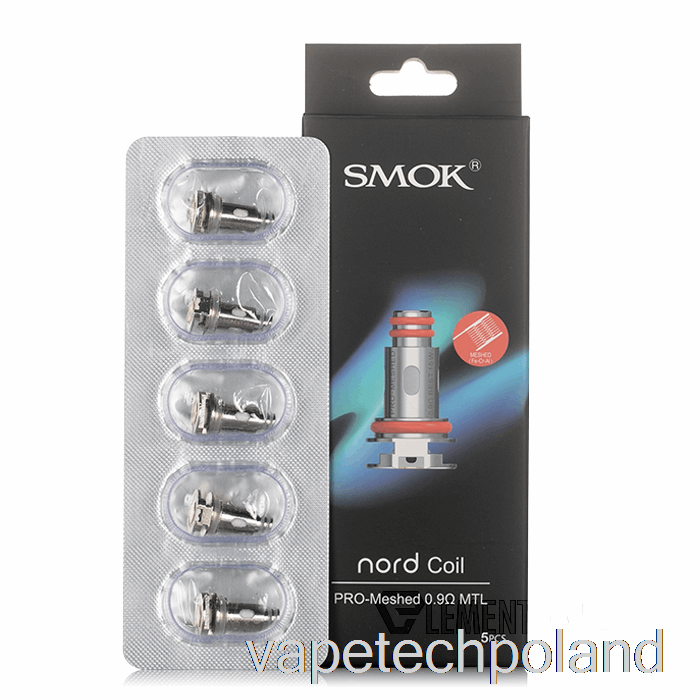 Cewki Zamienne Do Vape Pen Smok Nord Pro 0,9ohm Cewki Mtl Mesh